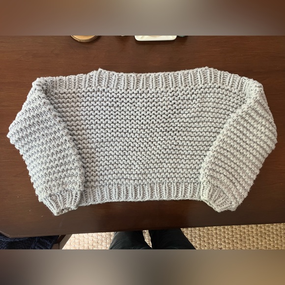 mr mittens boatneck jumper grey - Picture 7 of 8